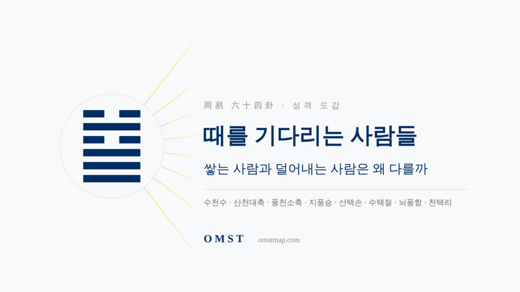 절제가 몸에 밴 주역 여덟 괘 — 쌓는 사람과 덜어내는 사람